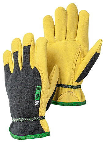 Hestra Kobolt Kids´ Synthetic - Black - Work glove for children