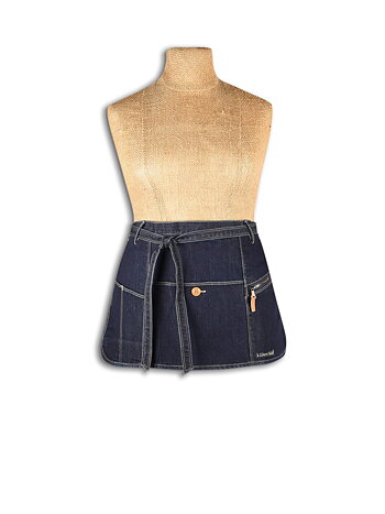 Lea Denim Hip Apron - denim half apron
