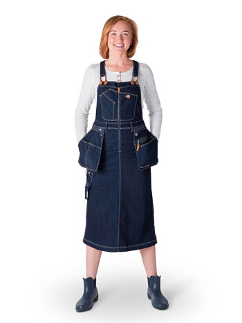 Lovi denim worker bib skirt - Carpenter dress