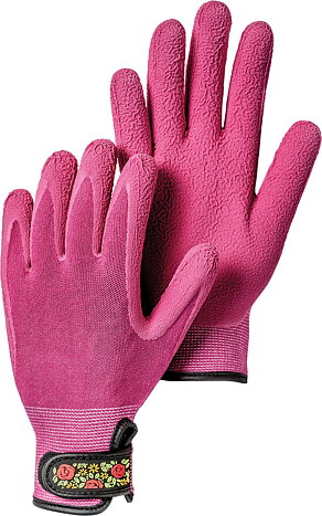 Hestra Gardening gloves - Cerise - Garden Bamboo Gloves