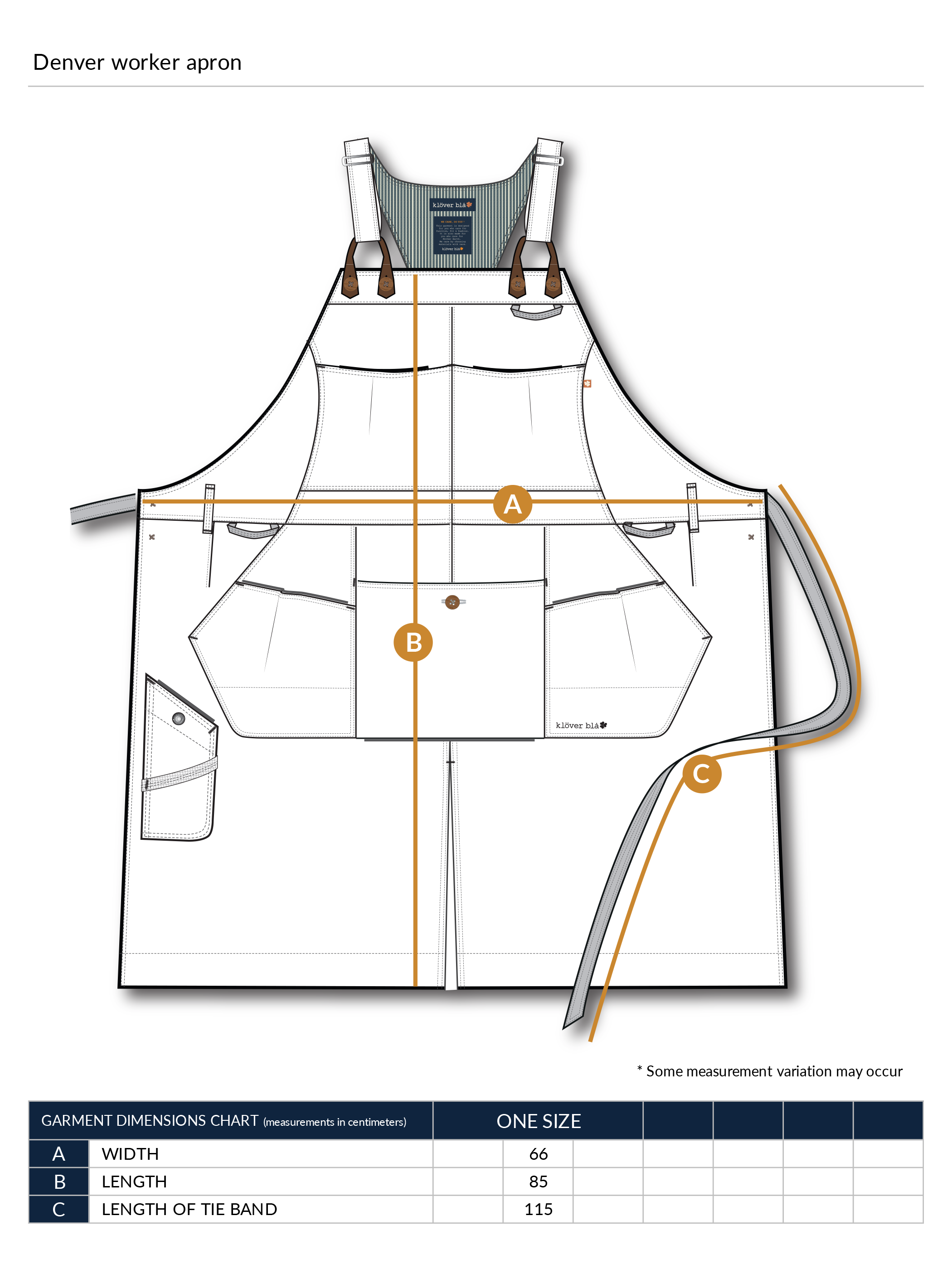 Denver denim apron - förkläde - 9