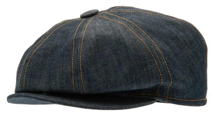 Gustav Organic Denim Blue - Newsboy cap CTH Ericson