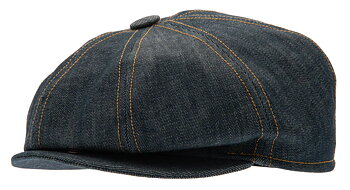 Gustav Organic Denim Blue - Newsboy cap CTH Ericson