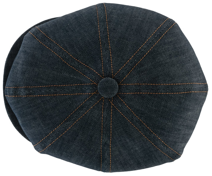 Gustav Organic Denim Blue - Newsboy cap CTH Ericson - 4
