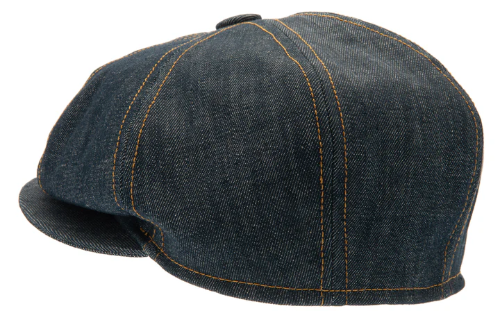 Gustav Organic Denim Blue - Newsboy cap CTH Ericson - 2