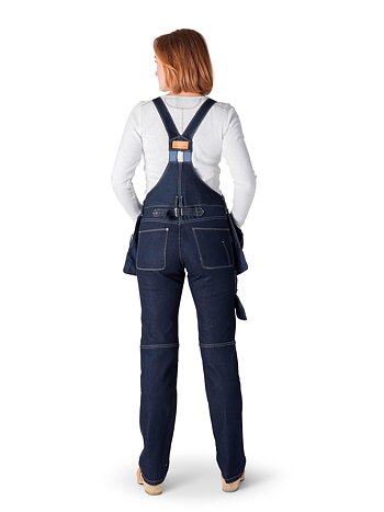 Dee Denim Worker Bib Pants - women’s carpenter trousers