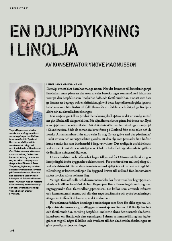 EN BOK OM LINOLJEFÄRG, KÄRLEK OCH GENARP - 11