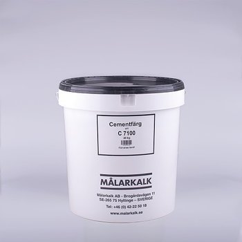 Cementfärg 20kg vit