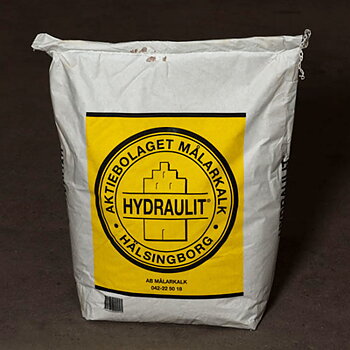 Hydraulit torrfärg vit 20 kg