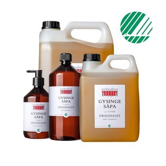 Tvål, såpa, borstar