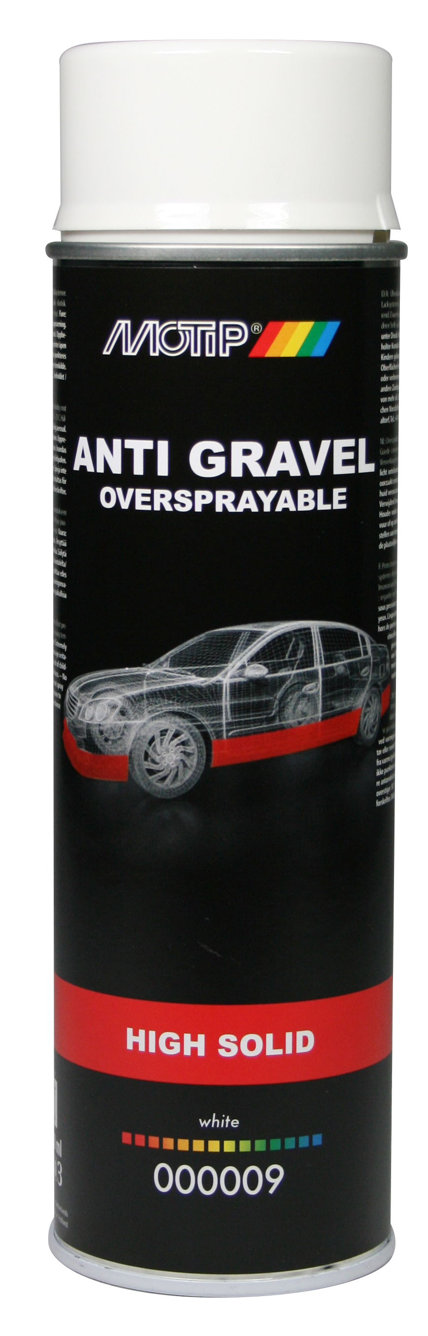 Sprayable Stone Chip Spray White