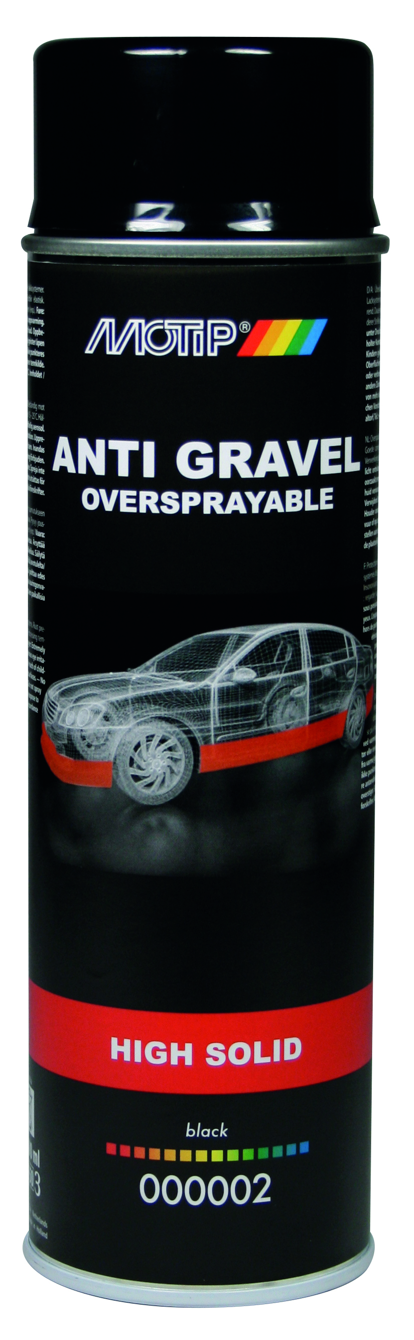 Stenskottsskydd extra hård Black