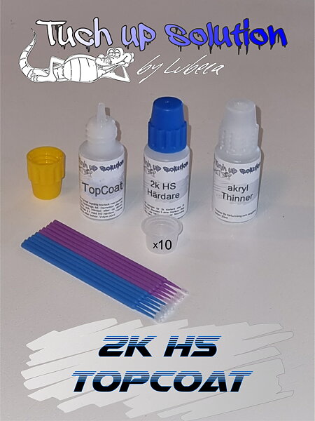 2k Touch up för solida färger