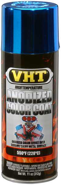 Anodized color coat Blue (228°C)