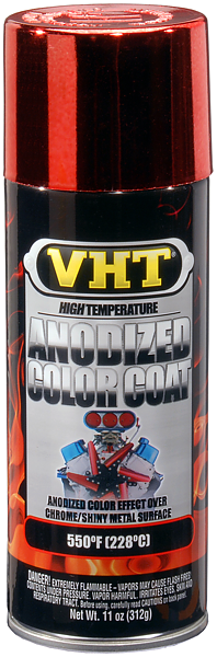 Anodized color coat Red  (228°C)