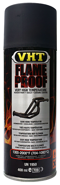 Flameproof svart matt(704°C-1093°C)