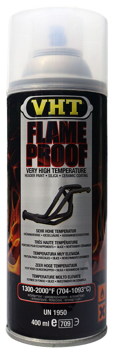 Flameproof klarlack siden matt (704°C-1093°C)