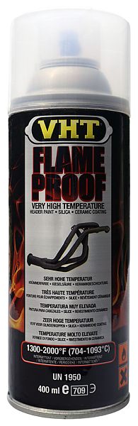Flameproof klarlack siden matt (704°C-1093°C)