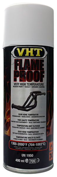 Flameproof primer vit matt (704°C-1093°C)