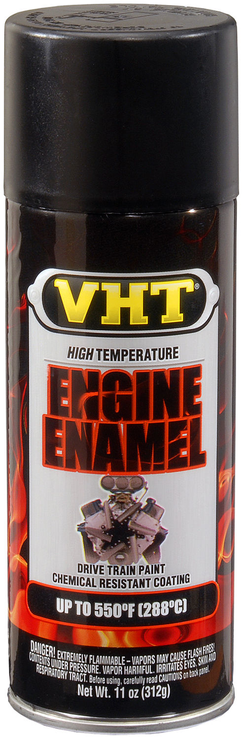 Engine enamel svart matt (288°C)