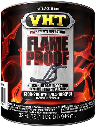Flameproof matt svart 0,94l (704°C-1093°C)