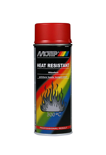 Heat resistant red (350°C) 400ml