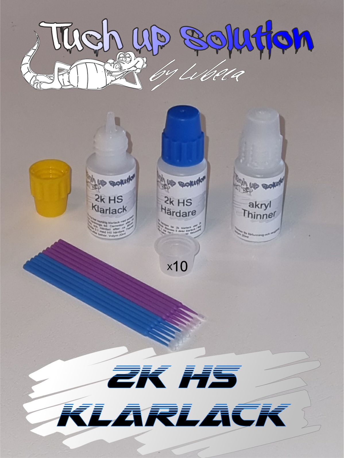 2k Touch up klarlack