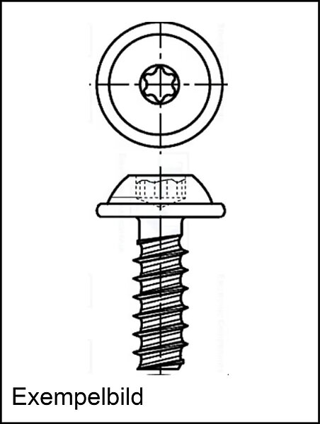 Plastskruv 2,2 x 10