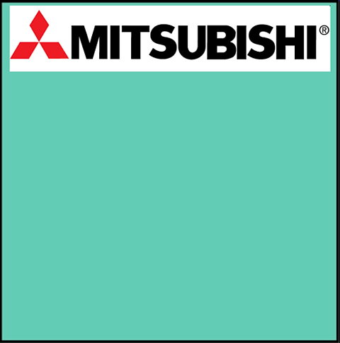 Mitsubishi truck grön