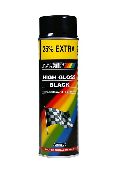 Svart blank 500ml