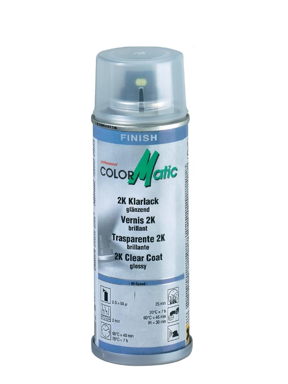 2K Högblank klarlack 200ml