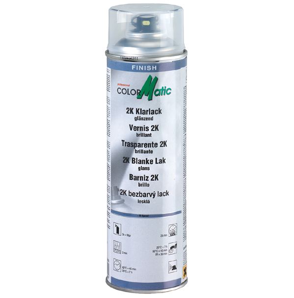 2K Högblank klarlack 500ml (snabb)