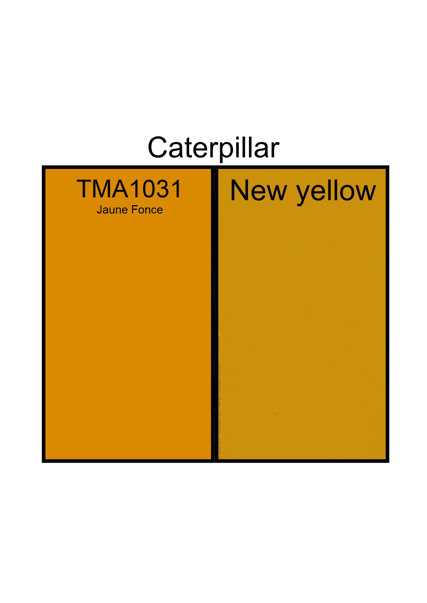 Caterpillar TMA1031 (Jaune Fonce) - 2