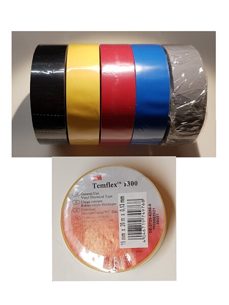 Eltape 3M 12mmx20m/Svart