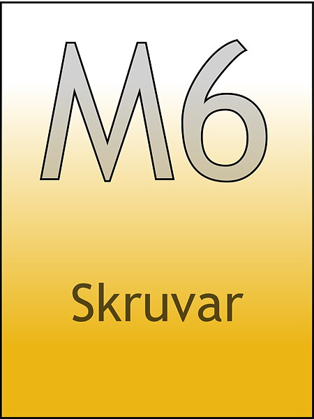 M6 Skruvar