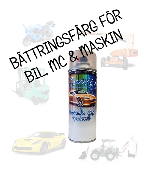 Bättringsfärg (Bil, MC & Maskiner)