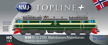 NSB El 15 2192 grønn Malmbanen AC Sound