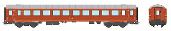 NMJ Topline NSB Bo3l 25538, 2. Klasse Personvogn, Original Utgave, Gammeldesign