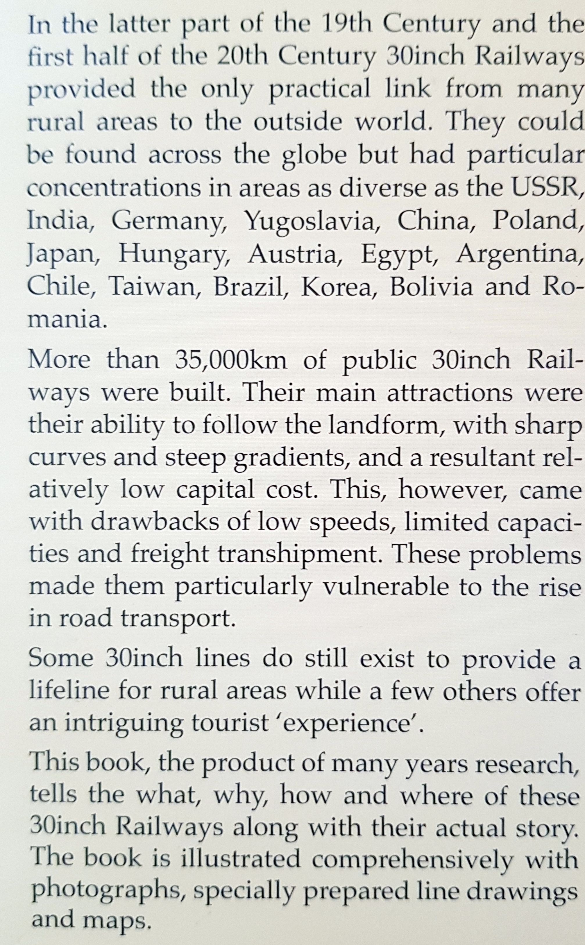 30 inch Railways Worldwide - 3