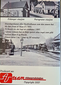 Med toget fra Skien til Brevik (DVD)