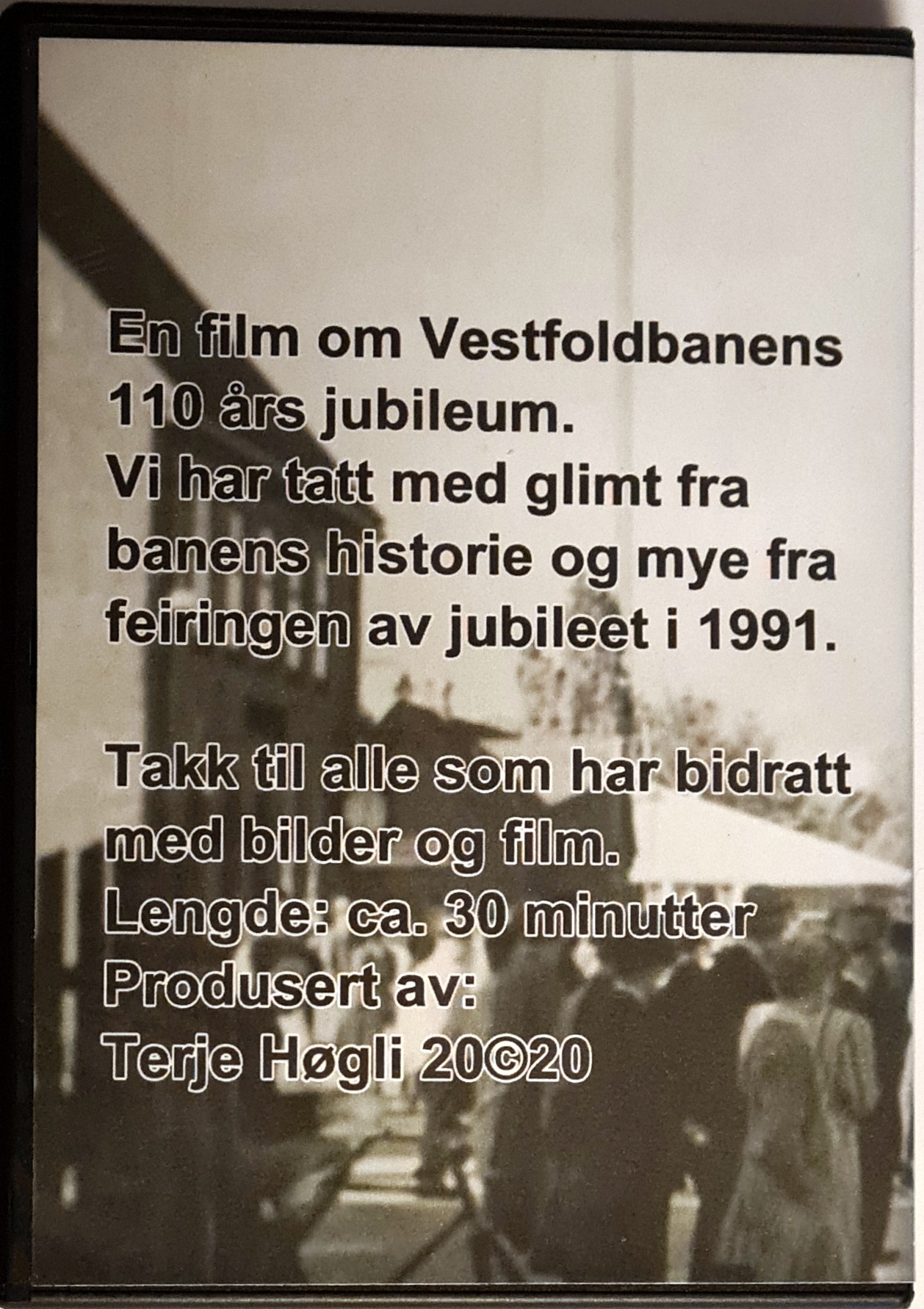 Vestfoldbanens 110-årsjubileum (DVD) - 2