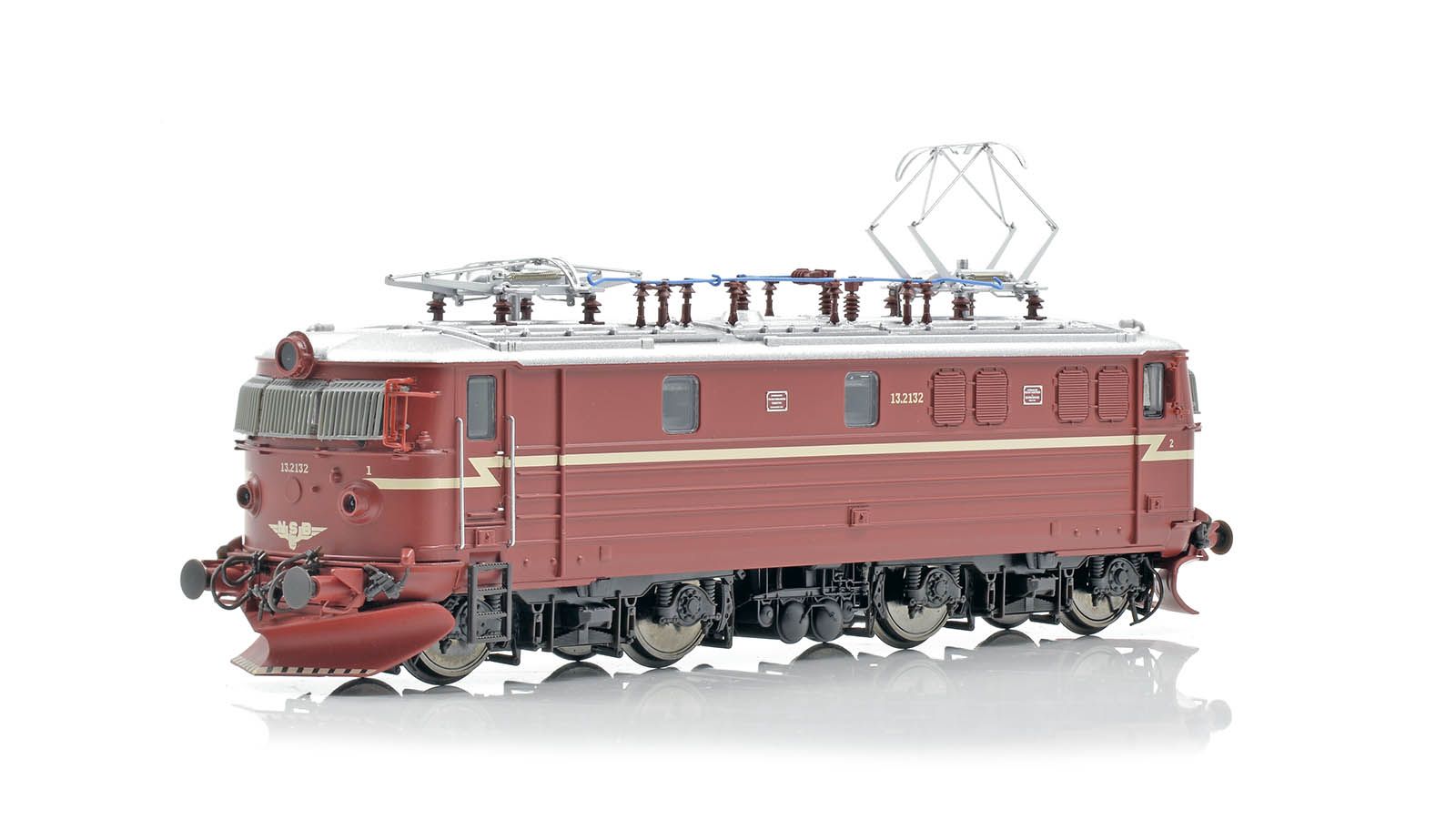 NMJ Topline NSB El 13.2133, Rødbrun, DC