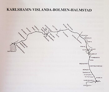 En resa på spåret från Karlshamn till Halmstad - KVHBJ