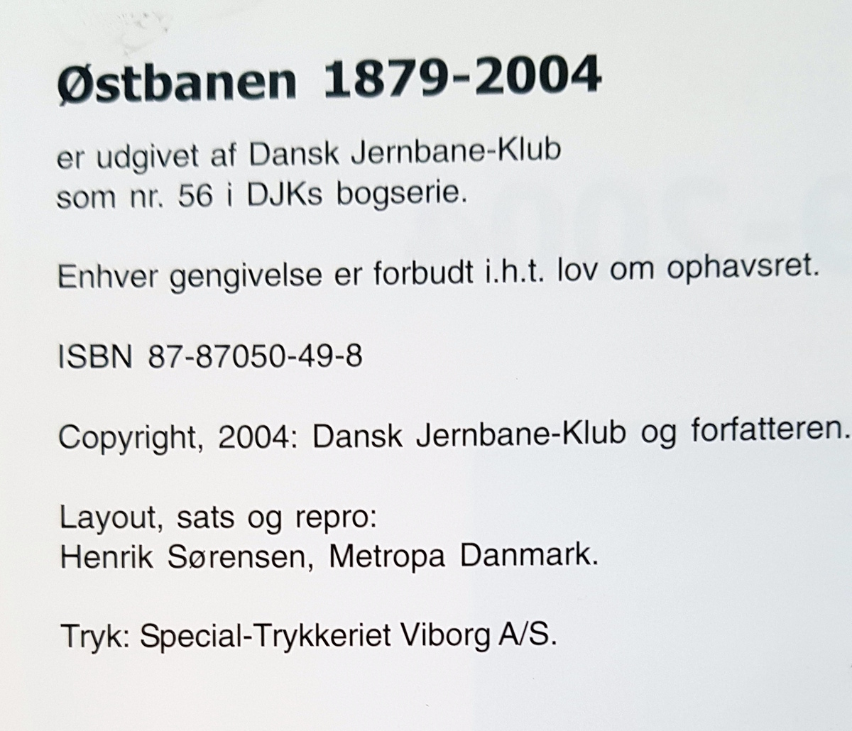 Østbanen 1879-2004  - 5