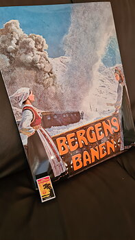 Emaljeskilt: Bergensbanen