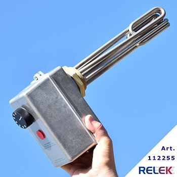 Elpatron 330W 230/400V rf 2-stegs för olja 0,9W/cm² 30-90°C