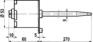 Överhettningsskydd Stiebel 3-pol. Stav 110-15°C 3x40A 400V - 2
