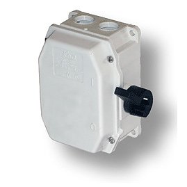 Huvudbrytare 3-pol. IP54, 16A. Kapslad