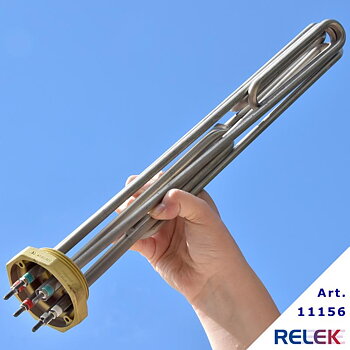 Elpatronelement 670W 0,9W/cm² R50 IL=435mm OE331 rostfritt