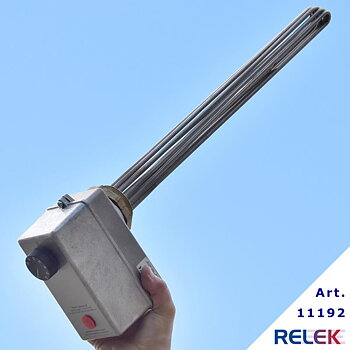 Elpatron 9000W 30-90°C 4-stegs PPS-IA-9rf 150mm inaktiv del